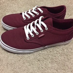 Maroon vans
